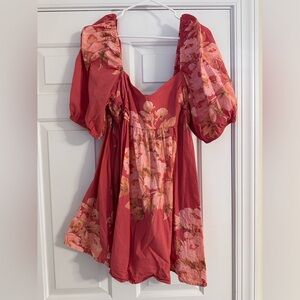 Free People Babydoll Peony Dress